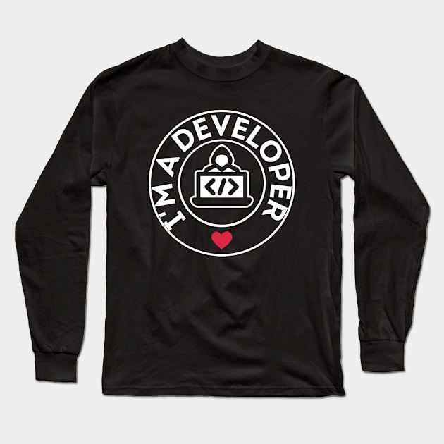 I am a developer Long Sleeve T-Shirt by Style24x7